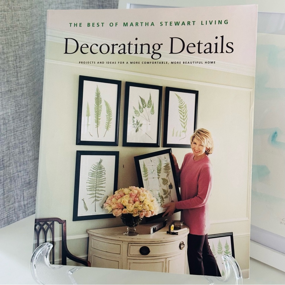 Martha Stewart Decorating Details Book with Black and Green Accents